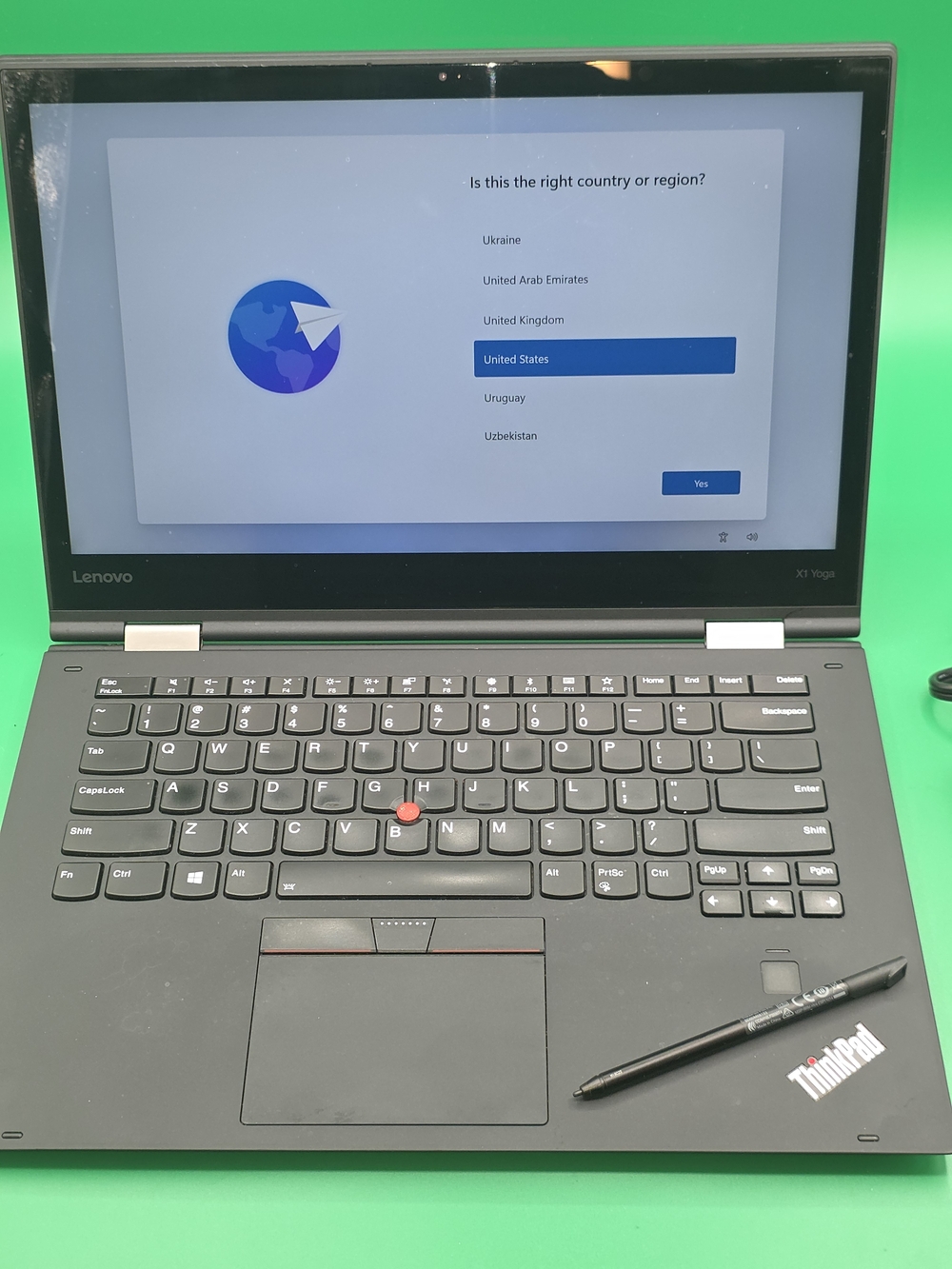 Lenovo ThinkPad X1 Yoga Gen 2 14" QHD Touch I7-7600U 512GB SSD 16GB W10P Webcam